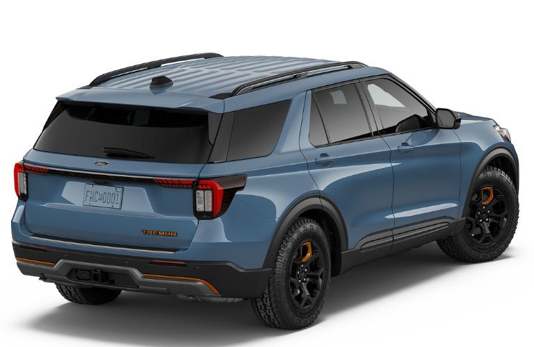 2026 Ford Explorer Tremor back and side view
