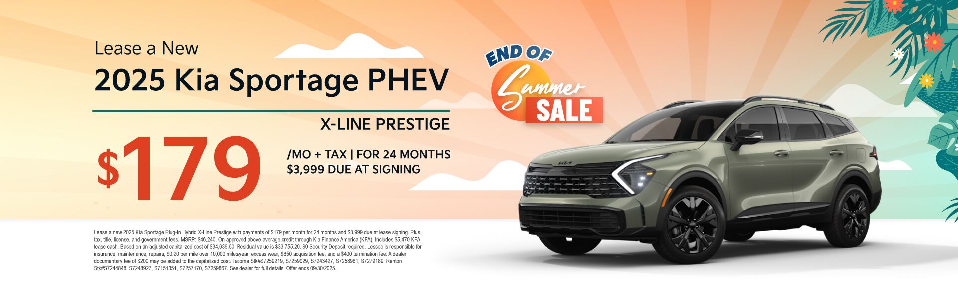 SEP25 Special Sportage PHEV