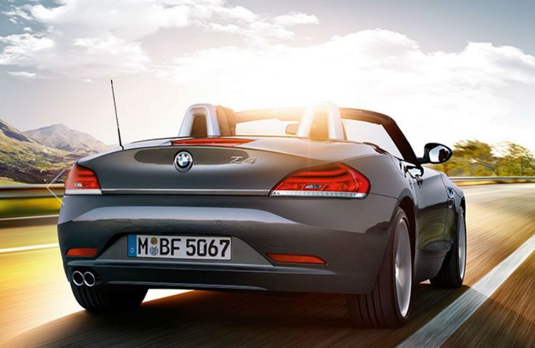 2017 BMW Z4 Roadster with top down