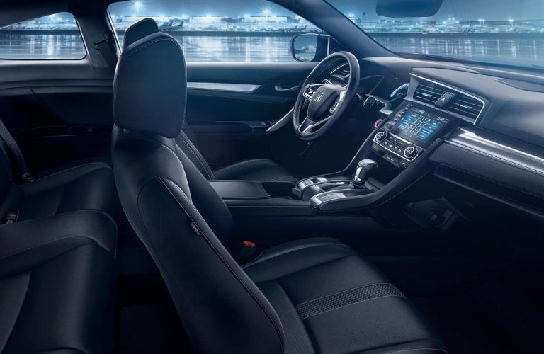 2020 Honda Civic Coupe interior front seating area