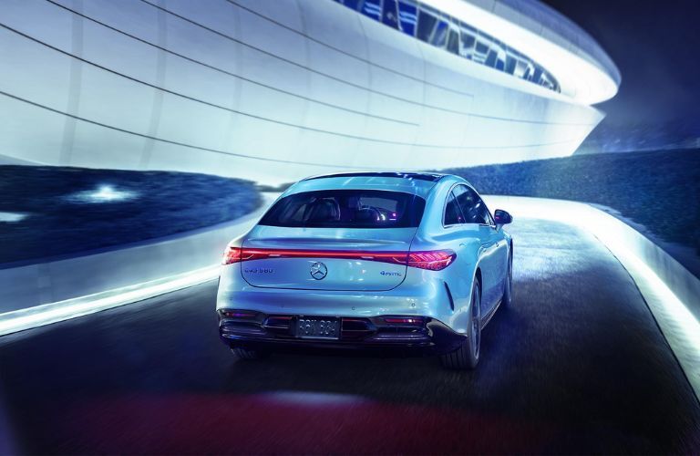 Rear of the 2023 Mercedes-Benz EQS Sedan