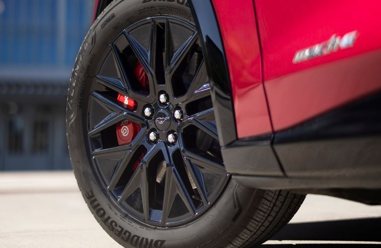 2025 Ford Mustang Mach-E Premium wheel and tire close up