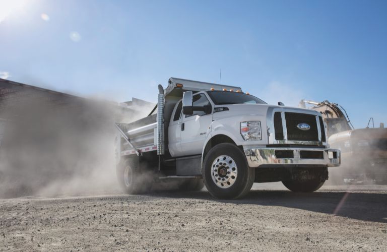 Used Ford Garbage Truck front view