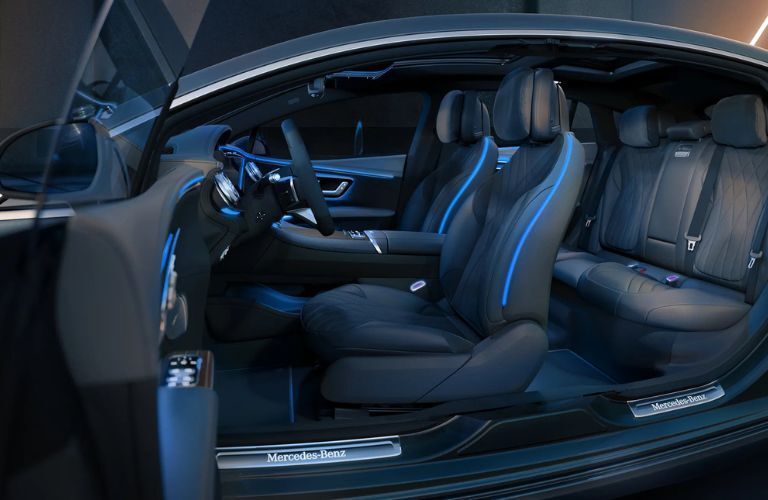 interior cabin seats of the 2025 Mercedes-Benz EQS Sedan
