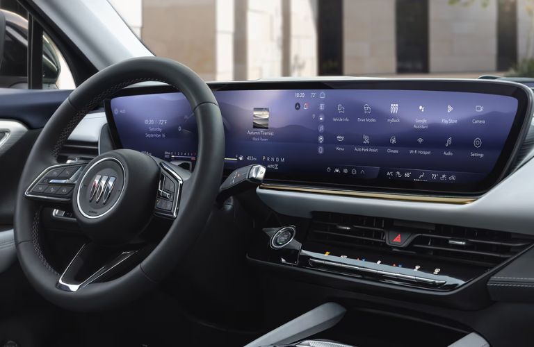 dashboard view of the 2025 Buick Envision