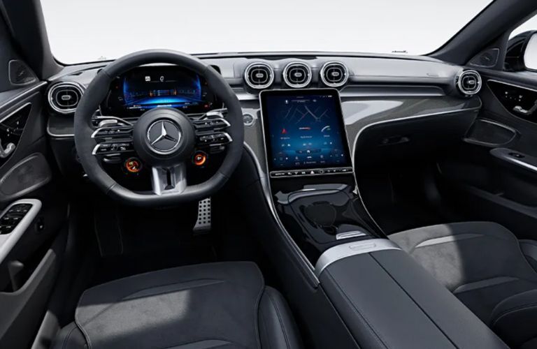 dashboard view of the 2024 Mercedes-Benz AMG C 63 S E PERFORMANCE Sedan