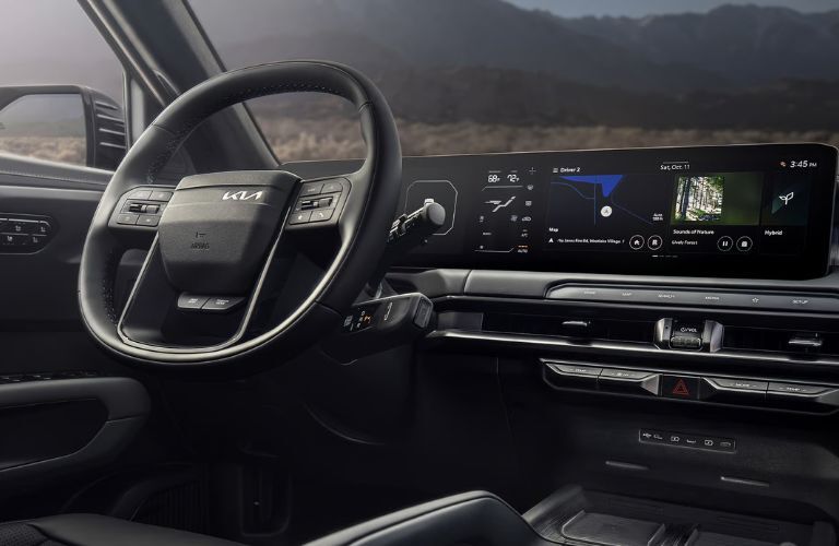 2027 Kia Telluride Hybrid front interior view