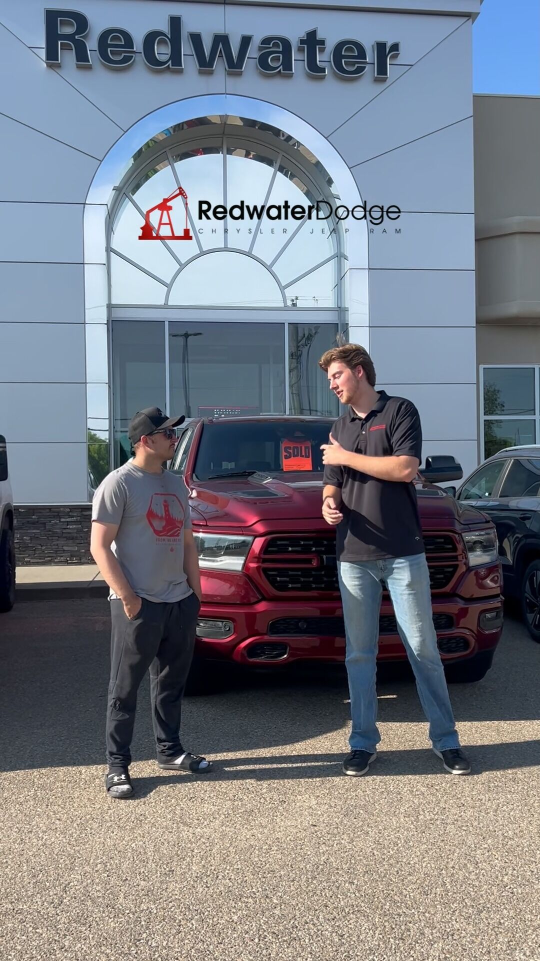 Taylor and Jeremy at Redwater Dodge