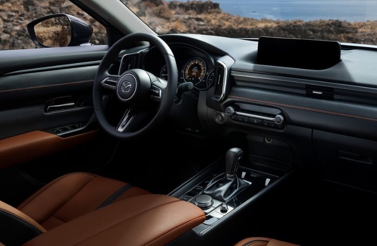 Front console of the 2023 Mazda CX-50