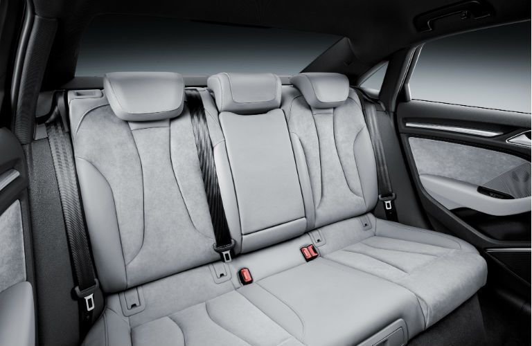 Back seats of the 2017 Audi A3