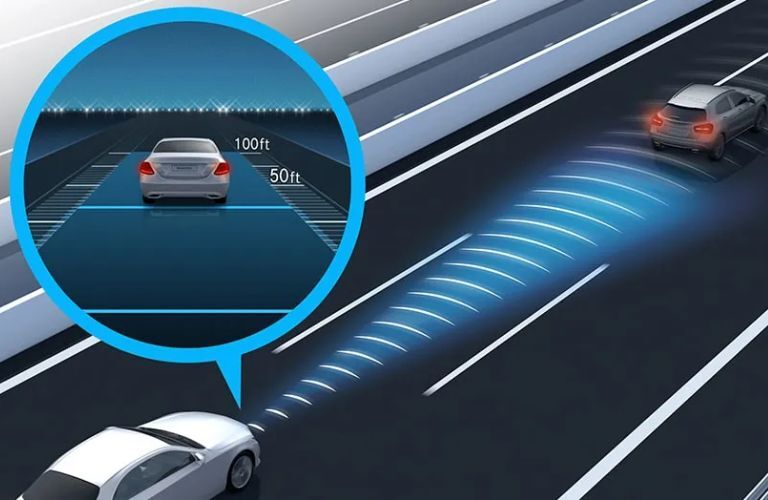 Mercedes-Benz adaptive cruise control system
