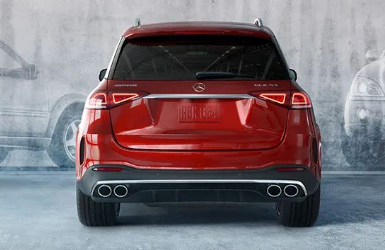 Rear view of the 2023 Mercedes-AMG GLE 53