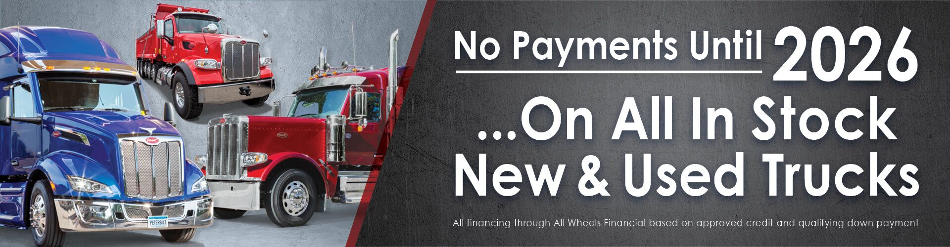 In Stock New & Used Trucks - No Payment Until 2026