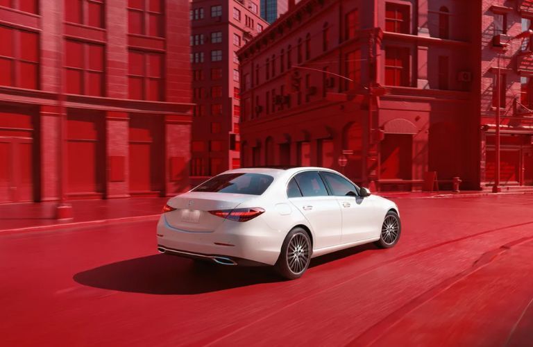 rear quarter view of a Mercedes-Benz C-Class Sedan