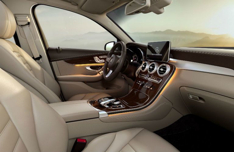Front seats of the 2016 Mercedes-Benz GLC