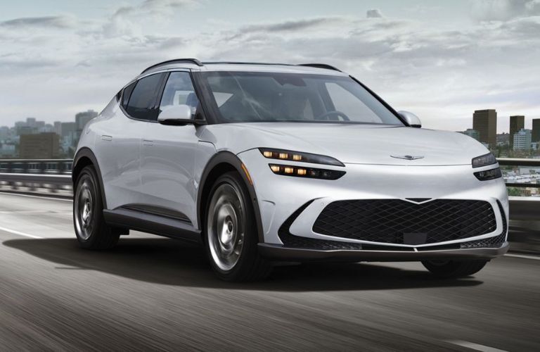 front quarter view of the Genesis GV60