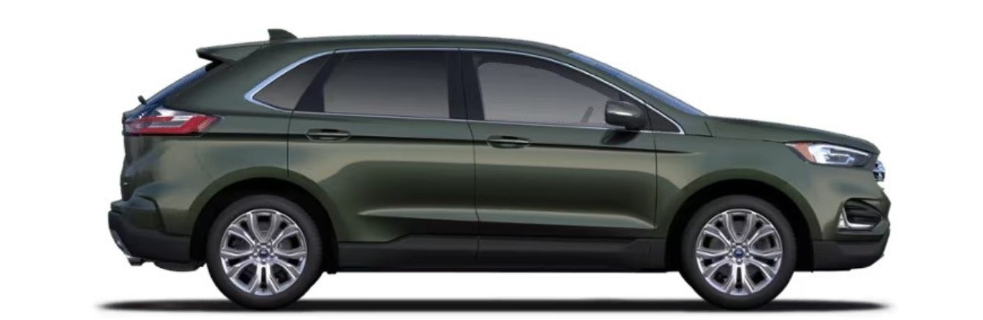 2024 Ford Edge Titanium side view on white background