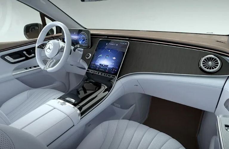 cockpit of the 2025 Mercedes-Benz EQE 350 4MATIC® SUV