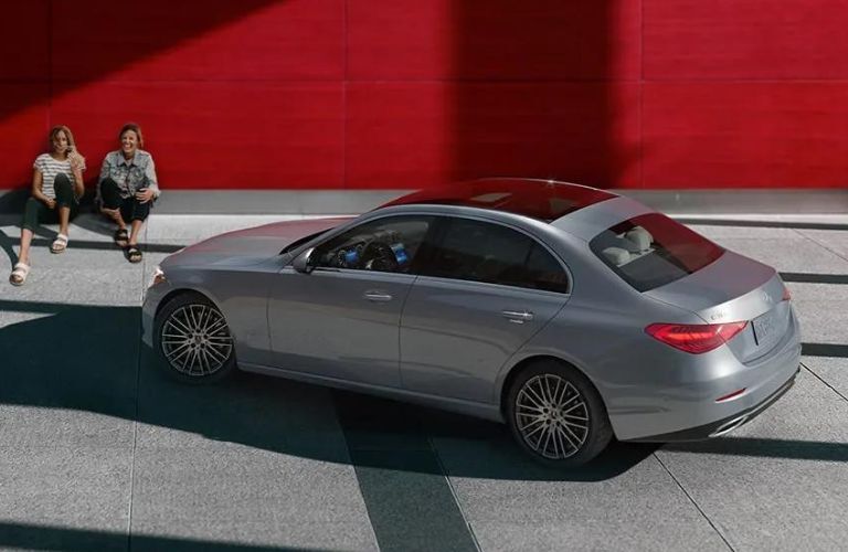 2024 Mercedes-Benz C 300 Sedan side and back view