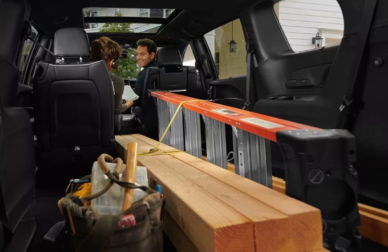 Carrying construction or home improvement material in the 2024 Chrysler Pacifica
