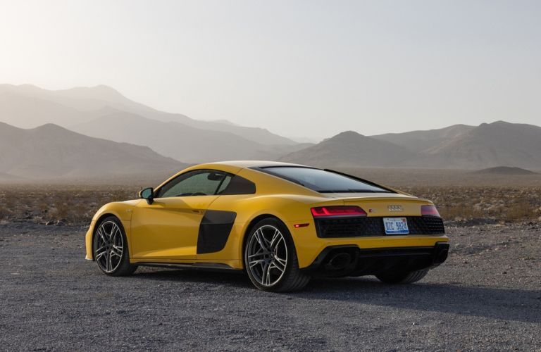 rear view of a used Audi R8 coupe
