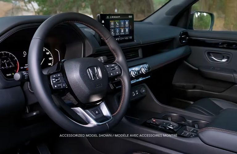 Front console of the 2025 Honda Pilot