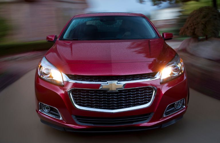 Front view of the 2015 Chevrolet Malibu