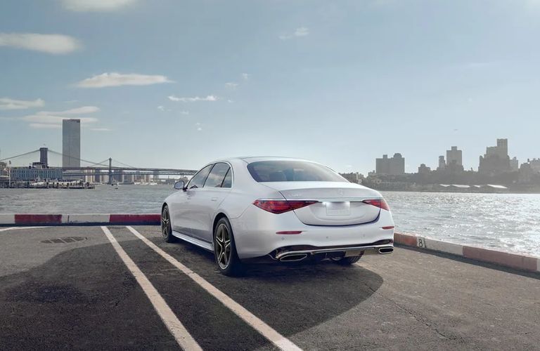 diagonal front view image of the 2025 Mercedes-Benz S-Class