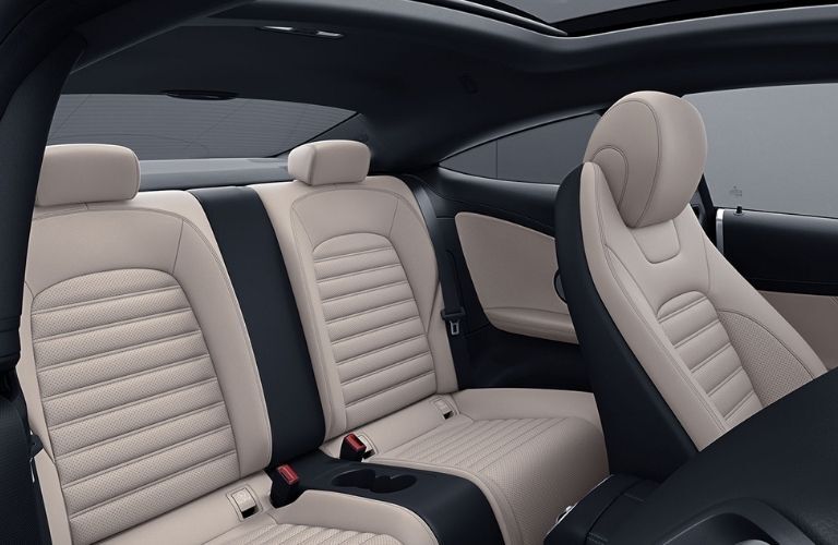 2021 MB C-Class Coupe interior rear seats