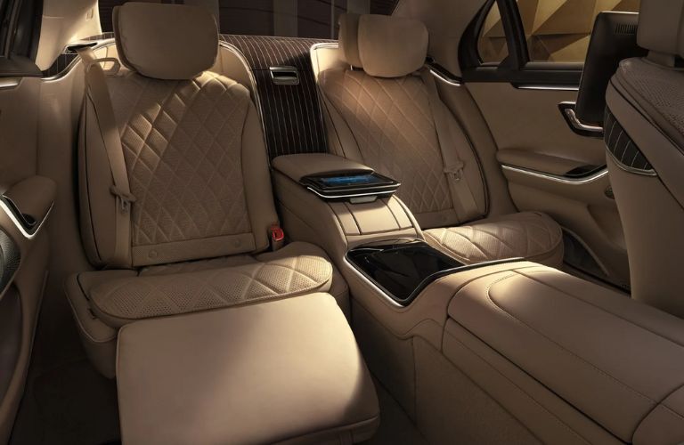 rear seat view of the 2026 Mercedes-Benz S-Class Sedan