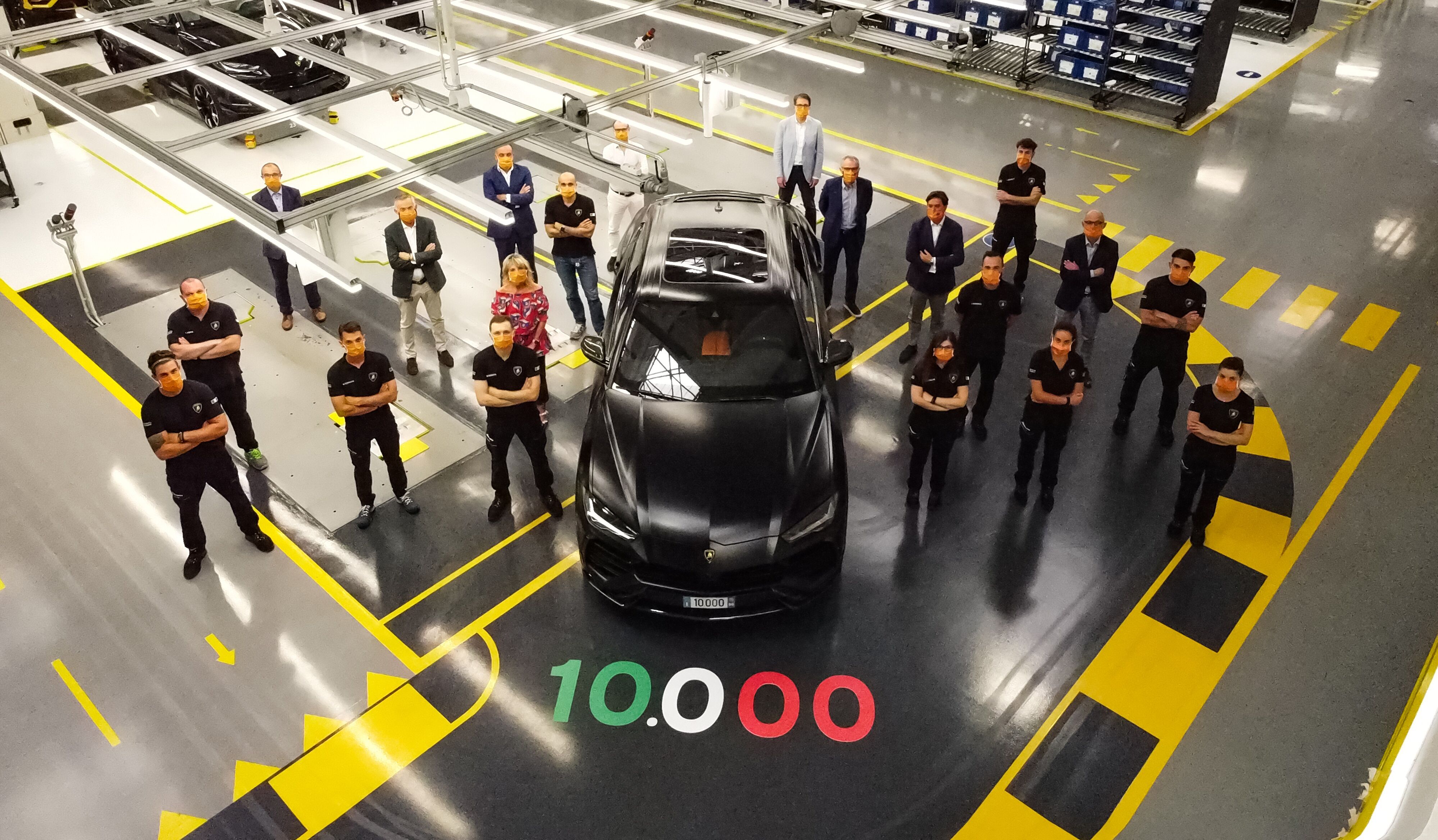 New production record: Automobili Lamborghini celebrates the 10,000th Urus