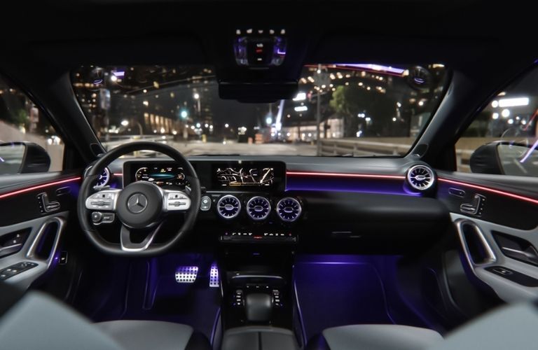 Interior cabin view of the 2022 Mercedes-Benz A-Class Sedan