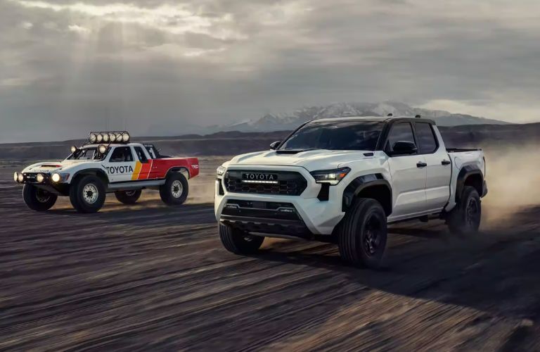 2024 Toyota Tacoma on the road