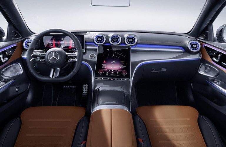 dashboard view of a used MB