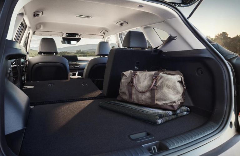 Open trunk of a 2023 Kia Seltos