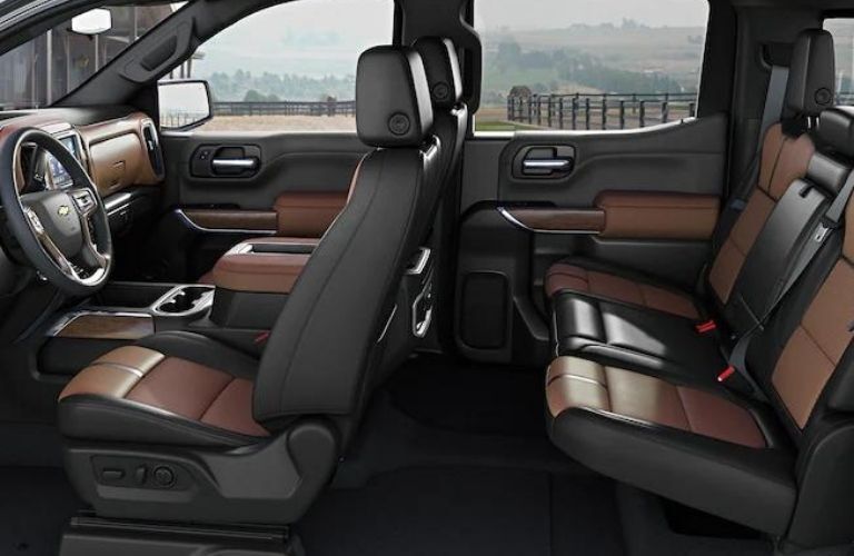 Interior of Chevy Silverado