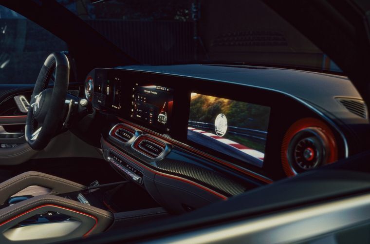 2027 Mercedes-AMG® GLE 53 HYBRID SUV interior front dash