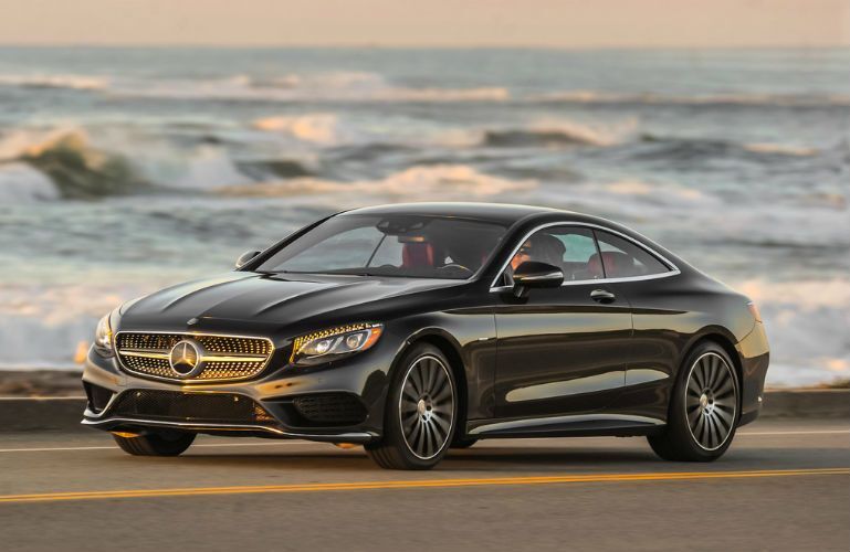 2017 Mercedes-Benz S 550 black side view