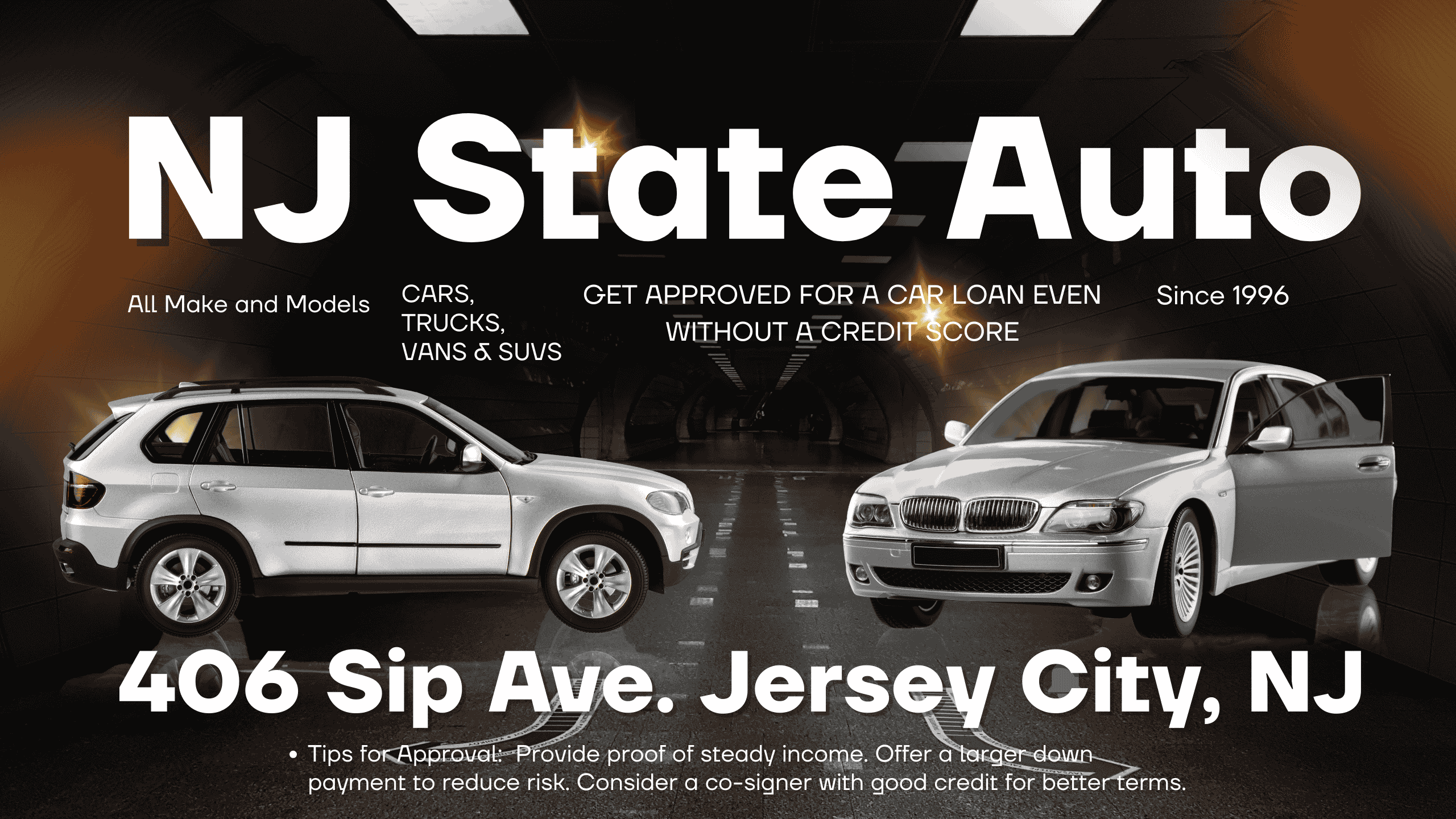 Auto Financing with No Credit History Required in NJ