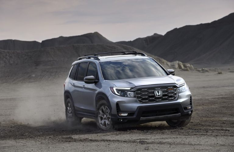 2025 Honda Passport Gray off-roading