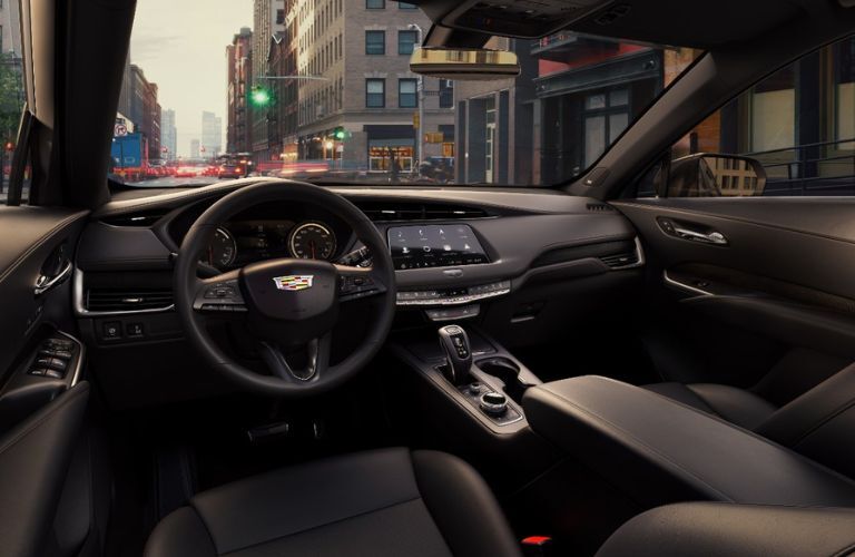 Front console of the 2020 Cadillac XT4