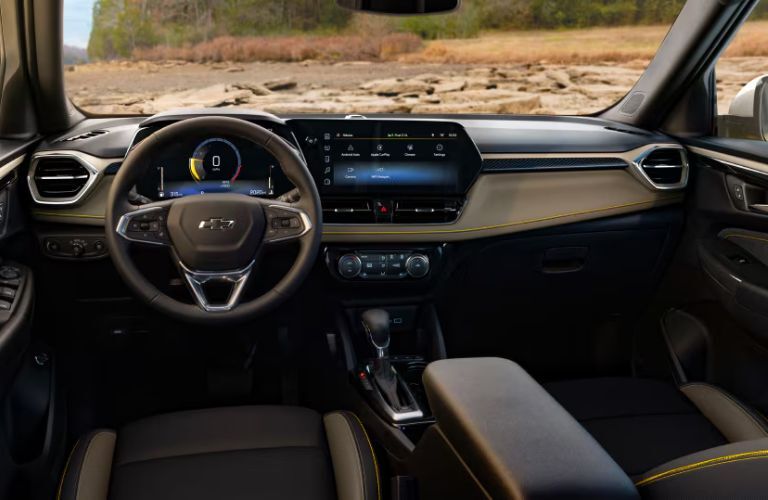 dashboard view of the 2024 Chevrolet Trailblazer