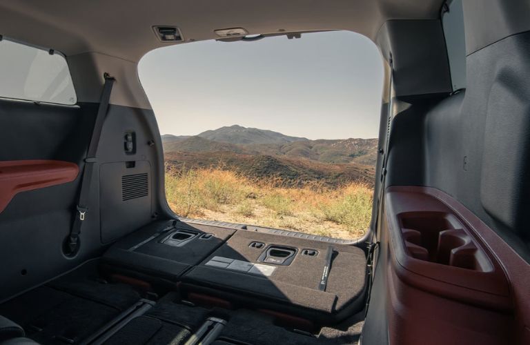 cargo area of the 2026 Kia Carnival MPV