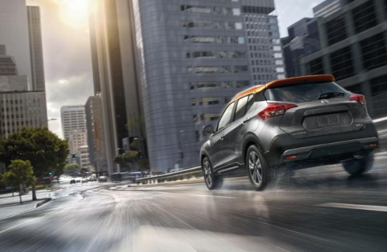 2019 Nissan Kicks on the road