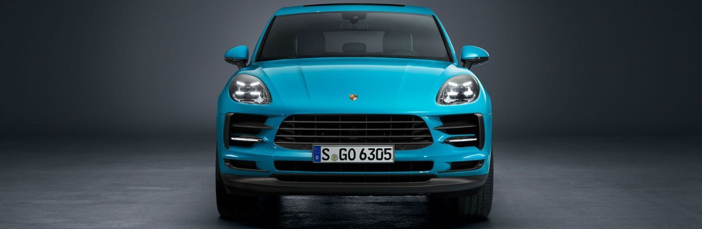 Front view of a 2018 Porsche Macan