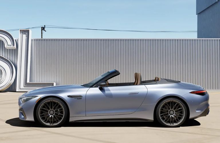 side view of a Mercedes-Benz roadster