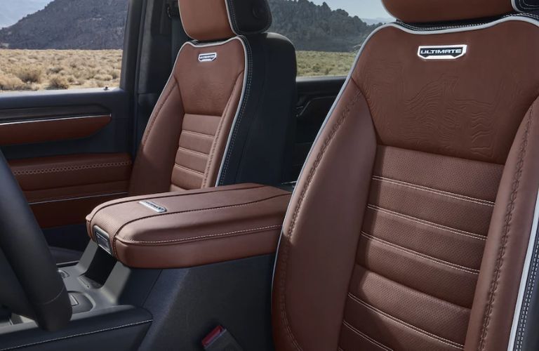 Front Seat View in the 2024 GMC Sierra 3500