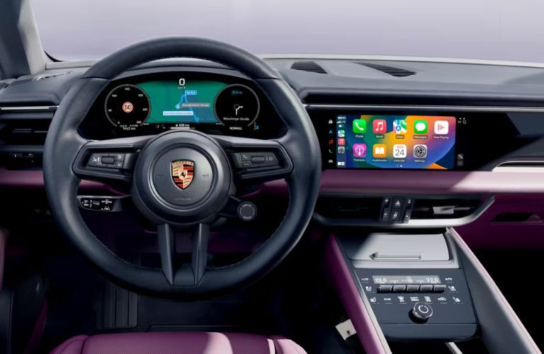 2024 Porsche Macan 4 Electric interior front dash