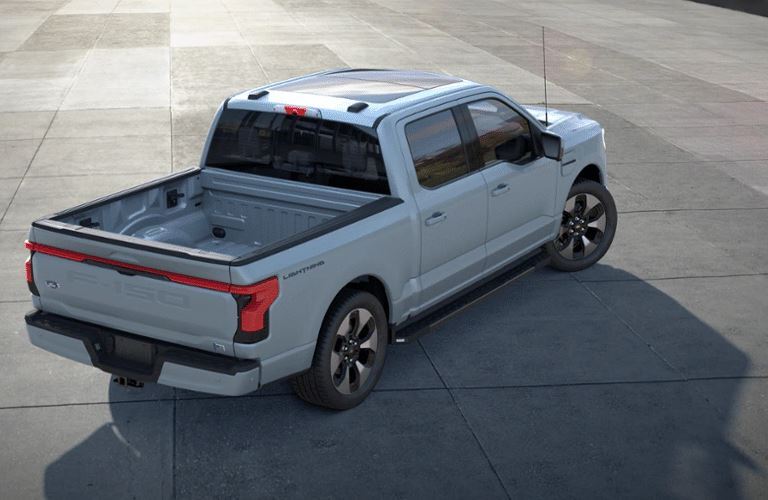 2022 Ford F-150 Lightning Platinum side view