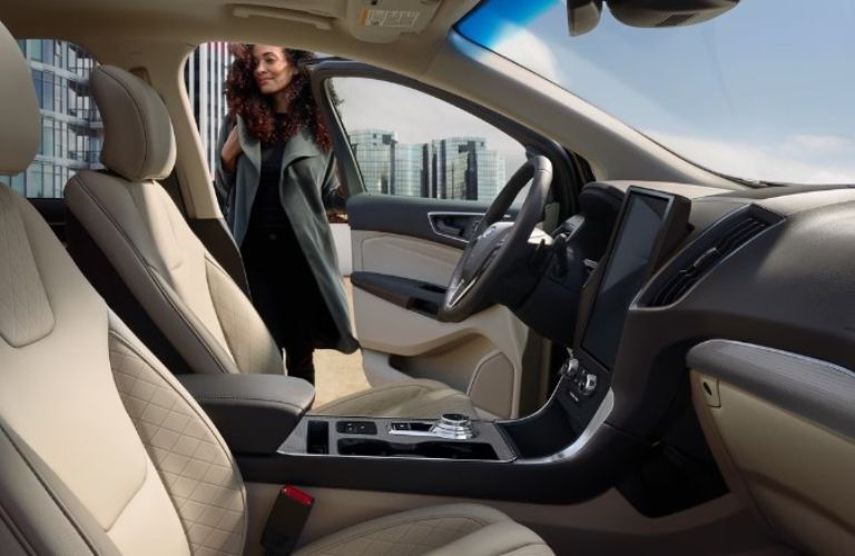 2024 Ford Edge Titanium front seats side view